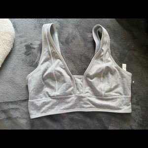 Free People You’re A Peach Bra Heather Grey